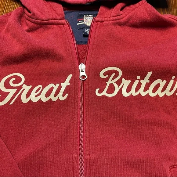 Roots | Great Britain Team GB Front Zip Hoodie - Picture 4 of 8